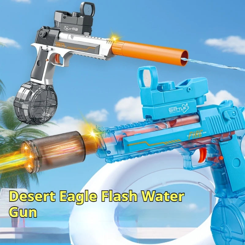 Pistolet à eau électrique Desert Eagle Squirt Toy Pistolets à eau puissants Jouets pour enfants Pistolets automatiques Jouets d'été