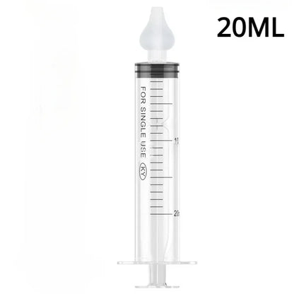 10/20 ML Bébé Lave-nez Rhinite Aiguille Nettoyage Aspirateur Nasal Enfants Seringue Enfants Nettoyage Soins de Santé Multi-couleurs