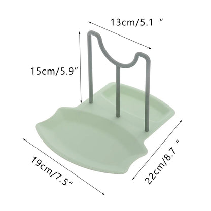 Organisateur de cuisine Spatule Couvercle de casserole Étagère Repose-cuillère en plastique Ustensile Multifonction Égouttoir à vaisselle Organisateur Outils de cuisine