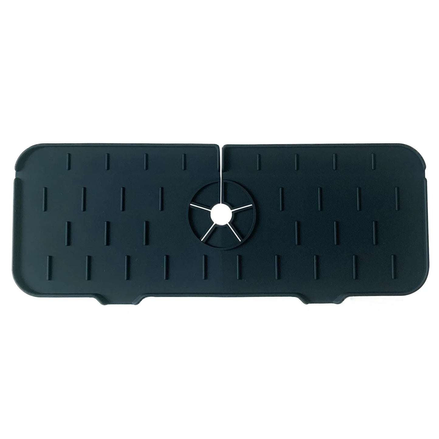 Tapis absorbant en silicone pour robinet, ustensile de cuisine, étagère, évier, récupérateur d'éclaboussures, tapis de protection pour comptoir, tapis de drainage de salle de bain, accessoires