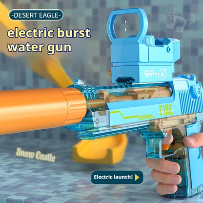 Pistolet à eau électrique Desert Eagle Squirt Toy Pistolets à eau puissants Jouets pour enfants Pistolets automatiques Jouets d'été