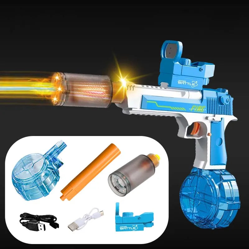 Pistolet à eau électrique Desert Eagle Squirt Toy Pistolets à eau puissants Jouets pour enfants Pistolets automatiques Jouets d'été