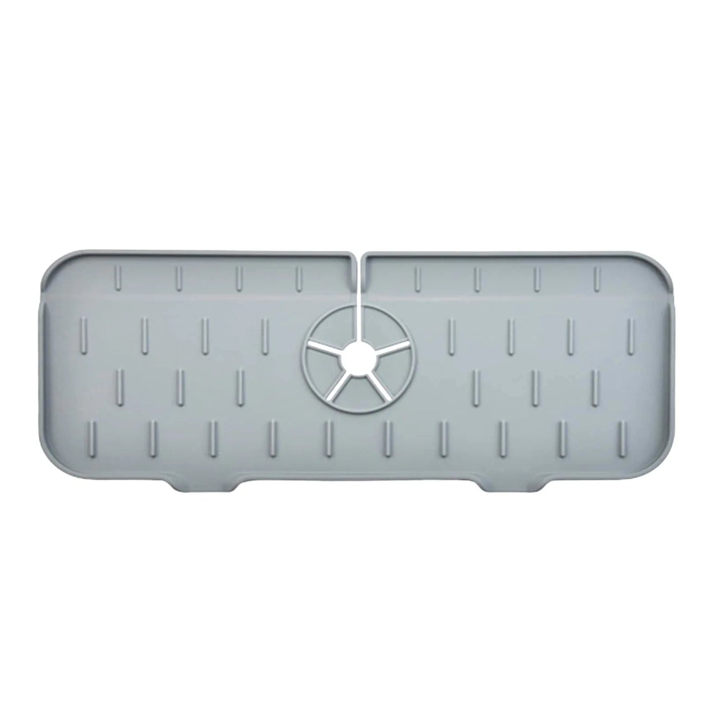 Tapis absorbant en silicone pour robinet, ustensile de cuisine, étagère, évier, récupérateur d'éclaboussures, tapis de protection pour comptoir, tapis de drainage de salle de bain, accessoires