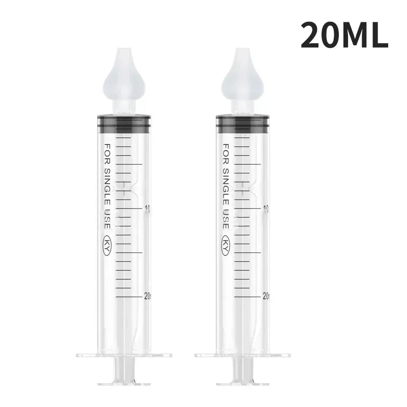 10/20 ML Bébé Lave-nez Rhinite Aiguille Nettoyage Aspirateur Nasal Enfants Seringue Enfants Nettoyage Soins de Santé Multi-couleurs