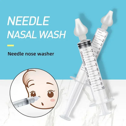 10/20 ML Bébé Lave-nez Rhinite Aiguille Nettoyage Aspirateur Nasal Enfants Seringue Enfants Nettoyage Soins de Santé Multi-couleurs